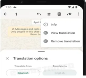 WhatsApp Rolls Out In-Stream Translation for Messages